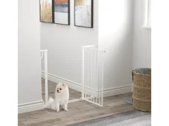 PawHut Schutzgitter Zwei-Wege-Öffnung* Hundebedarf