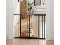 PawHut Türschutzgitter Klemmbefestigung 76-107 x 76 cm* Hundebedarf