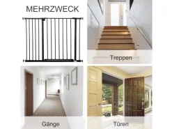 PawHut Türschutzgitter Klemmbefestigung 76-107 x 76 cm* Hundebedarf