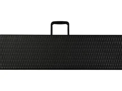 Perel Klappbank Polyrattan-Optik Schwarz* Sitzbänke