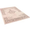 Pergamon Designer Teppich Passion Vintage Bordüre Rosa Beige 140x200cm