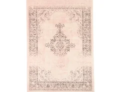 Pergamon Designer Teppich Passion Vintage Bordüre Rosa Beige 140x200cm