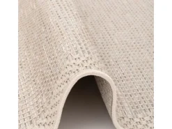 Pergamon In & Outdoor Teppich Flachgewebe Ottawa Bordüre Beige 140x200cm* Bordüren