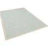 Pergamon In & Outdoor Teppich Flachgewebe Ottawa Bordüre Türkis 160x230cm* Bordüren
