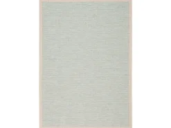 Pergamon In & Outdoor Teppich Flachgewebe Ottawa Bordüre Türkis 160x230cm* Bordüren