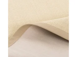 Pergamon Sisalteppich Natura Klassisch mit Bordüre Creme 150x150cm* Bordüren