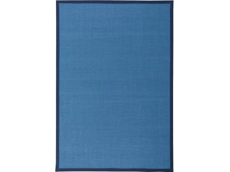 Pergamon Sisalteppich Natura Klassisch mit Bordüre Blau 60x110cm