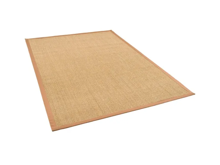 Pergamon Sisalteppich Natura Klassisch mit Bordüre Nuss 150x150cm* Bordüren