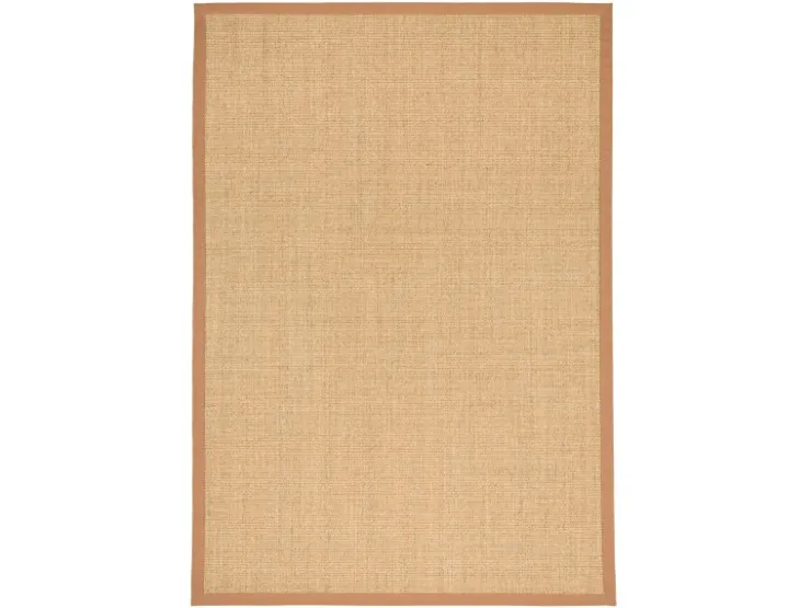 Pergamon Sisalteppich Natura Klassisch mit Bordüre Nuss 150x150cm* Bordüren