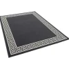 Pergamon Teppich Trendline Römisch Bordüre Anthrazit 120x170cm* Bordüren