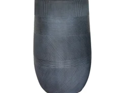Pflanzgefäß Vase Ø 34 cm x 54 cm Dunkelgrau* Vasen