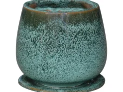 Pflanztopf 14,5cm x Ø14,5 cm Grün* Kommode