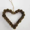 Pinienzapfen-Herz 18 cm x 3 cm* Ostern
