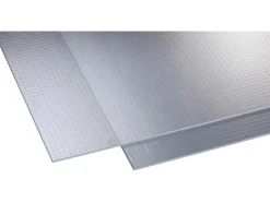 Gutta Polystyrol-Platte 2,5 mm "Carree" Transparent 1000 mm x 1000 mm