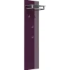 Posseik Garderobe Elite 4 Haken und Hutablage 45 cm x 160 cm Brombeer* Möbelserien