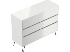Posseik Sideboard Industrial M 6 Schubladen 120 cm