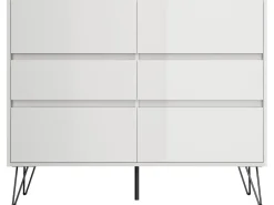 Posseik Sideboard Industrial M 6 Schubladen 120 cm