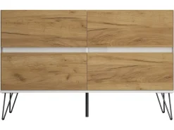 Posseik Sideboard Industrial E 4 Schubladen 120 cm Front
