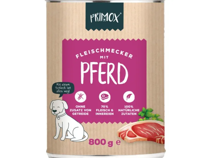 Primox Fleischmecker Pferd 800 g* Hundebedarf