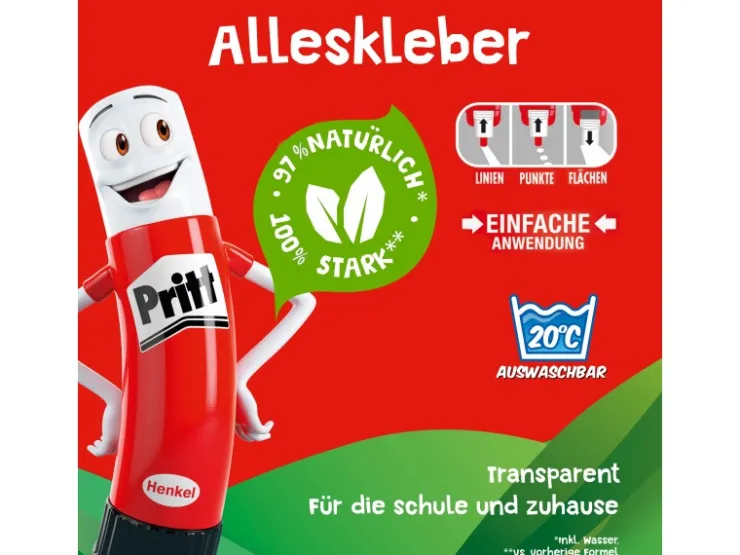 Pritt Alleskleber Transparent 100 g* Bastelkleber