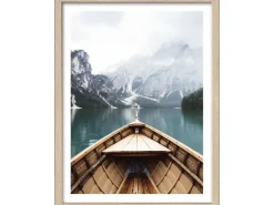 Pro Art Bild Framed Art Bootsfahrt auf Bergsee 40 cm x 30 cm