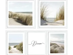 Pro Art Bilder Framed Art Nordic Beach V 2x 28 cm x 28 cm, 3x 19 cm x 24 cm* Bilder