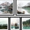 Pro Art Bilder Framed Art Mountain Lake IX 2x 28 cm x 28 cm, 3x 19 cm x 24 cm