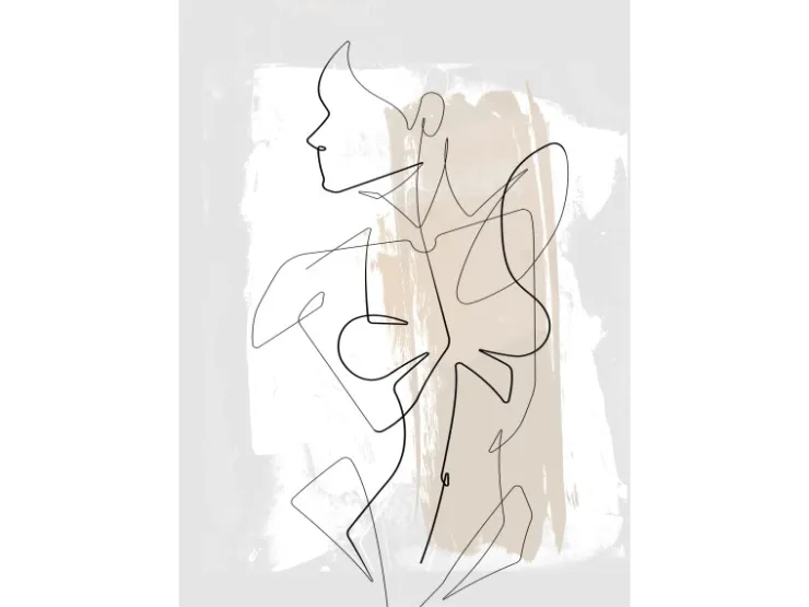 Pro Art Dekopanel Female Abstract Line Art I 40 cm x 30 cm* Bilder