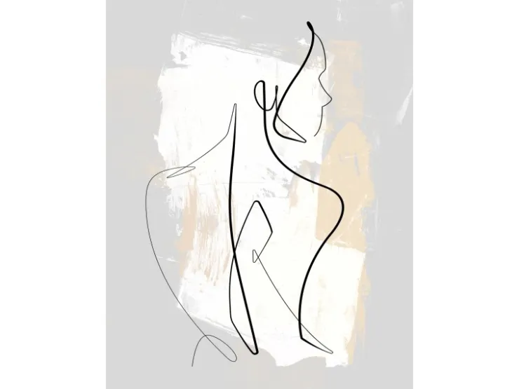 Pro Art Dekopanel Female Abstract Line Art II 40 cm x 30 cm* Bilder