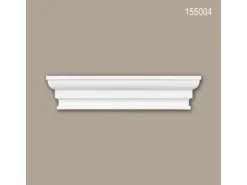 PROFHOME 155004 Byblos Regalfront Zierelement Stuckdekor, 23,1 cm x 5,0 cm x 4,3 cm Weiß