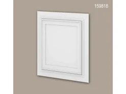 PROFHOME 159818 3D Wandpaneel Wandvertäfelung Deckenplatte 0,25 m2 50 cm x 2 cm x 50 cm Weiß