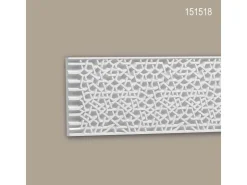 PROFHOME 151518 3D Wandpaneel Wandvertäfelung Deckenplatte Stuckleiste 2,04 m 204 cm x 3,3 cm x 25,9 cm Weiß* Deckenplatten