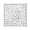 PROFHOME 157503 Deckenplatte Wandvertäfelung Deckenelement 29,2 x 29,2 cm 29,2 cm x 29,2 cm x 6 cm Weiß* Deckenplatten