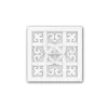 PROFHOME 157502 Deckenplatte Wandvertäfelung Deckenelement 14,7 x 14,7 cm 14,7 cm x 14,7 cm x 3,3 cm Weiß