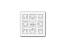 PROFHOME 157502 Deckenplatte Wandvertäfelung Deckenelement 14,7 x 14,7 cm 14,7 cm x 14,7 cm x 3,3 cm Weiß