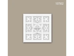 PROFHOME 157502 Deckenplatte Wandvertäfelung Deckenelement 14,7 x 14,7 cm 14,7 cm x 14,7 cm x 3,3 cm Weiß