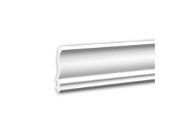 PROFHOME 650105 Eckleiste Stuckleiste Deckenleiste Zierleiste Stoßfest 2 m 200 cm x 6,3 cm x 6,0 cm Weiß* Zierprofile