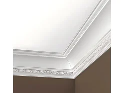 PROFHOME 150256 Eckleisten 1 Karton Set mit 6 Zierleisten 12 m Weiß* Zierprofile