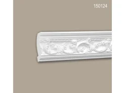 PROFHOME 150124 Eckleisten 1 Karton Set mit 10 Zierleisten 20 m Weiß