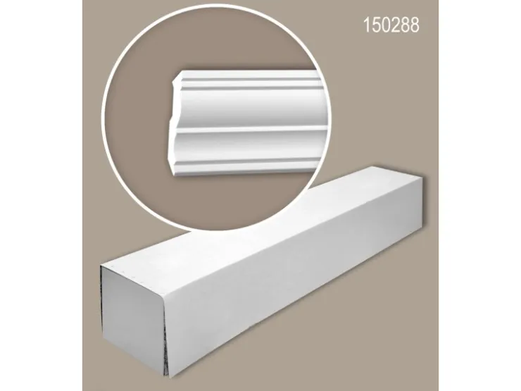 PROFHOME 150288 Eckleisten 1 Karton Set mit 15 Zierleisten 30 m Weiß* Zierprofile