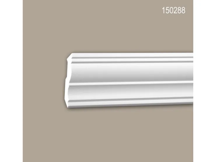 PROFHOME 150288 Eckleisten 1 Karton Set mit 15 Zierleisten 30 m Weiß* Zierprofile