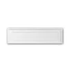 PROFHOME 489001 Pediment Fassadenstuck Fensterumrandung Fassaden Element 90,2 cm x 5,4 cm x 51 cm Weiß* Außen-Fassadenfarben
