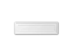 PROFHOME 489001 Pediment Fassadenstuck Fensterumrandung Fassaden Element 90,2 cm x 5,4 cm x 51 cm Weiß* Außen-Fassadenfarben