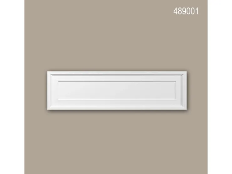 PROFHOME 489001 Pediment Fassadenstuck Fensterumrandung Fassaden Element 90,2 cm x 5,4 cm x 51 cm Weiß* Außen-Fassadenfarben