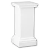 PROFHOME 114001 Vollsäulen Postament Säule Zierelement dekoratives Element 65 cm x 31,8 cm x 31,8 cm Weiß