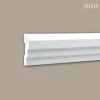 PROFHOME 151315 Wand- und Friesleiste Stuckleiste Zierleiste Wandleiste 2 m 200 cm x 2,2 cm x 7,5 cm Weiß* Zierprofile