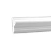 PROFHOME 151301 Wand- und Friesleiste Stuckleiste Zierleiste Wandleiste 2 m 200 cm x 1,6 cm x 4,2 cm Weiß* Zierprofile