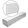 PROFHOME 659803-Box 3D Wandpaneele 1 Karton Set mit 3 Paneelen 6 m Weiß