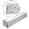 PROFHOME 151518-Box 3D Wandpaneele 1 Karton Set mit 2 Paneelen 4,08 m Weiß* Deckenplatten