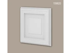 PROFHOME 159820-Box 3D Wandpaneele 1 Karton Set mit 3 Paneelen 0,75 m2 Weiß